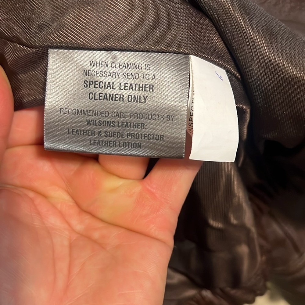 Wilson’s Leather bomber jacket size m - Picture 6 of 7